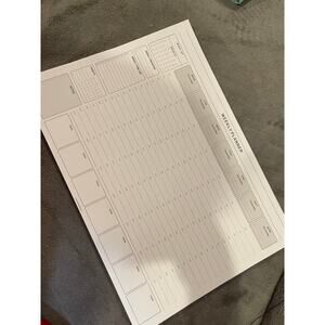 undated weekly planer dashboard deskpad - new
